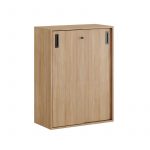 Skjutdörrskåp 80x40x107,5cm - Urban oak stomme/urban oak dörrar - Bild 2