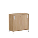 Skjutdörrskåp 80x40x72cm - Urban oak stomme/urban oak dörrar