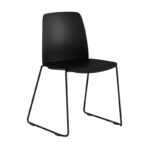 Stapelbar stol med sits och rygg i plast och medar - Choice - Bild 2